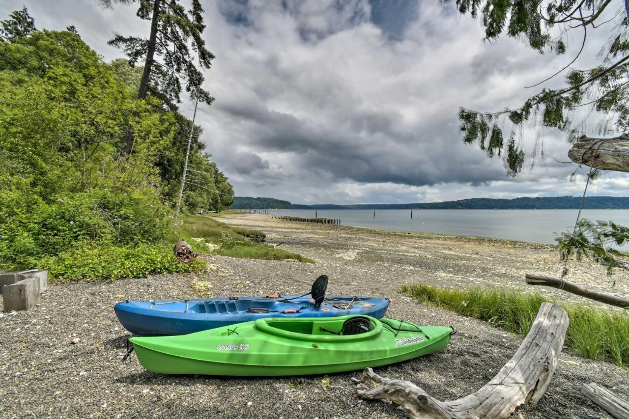 Relaxing Getaway On A Private Beach In Shelton! Exterior photo